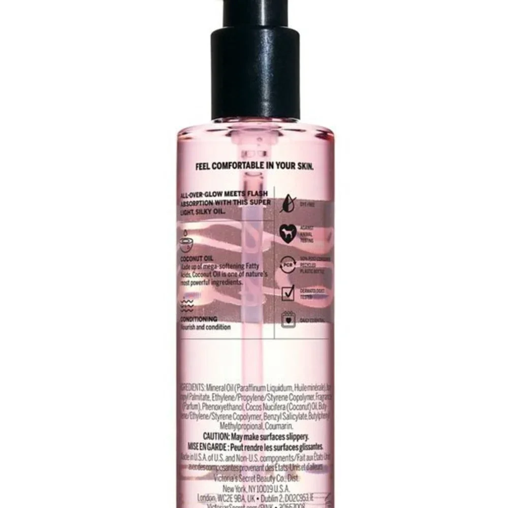 Victoria's Secret Pink Coco Oil & Coco chill Conditioning Body Oil 8 Oz X2 LOT